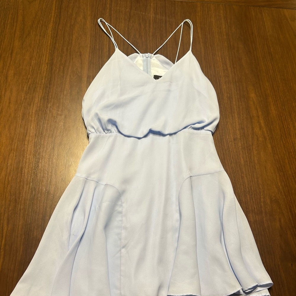 Lulu's Sky Blue Sleeveless Dress